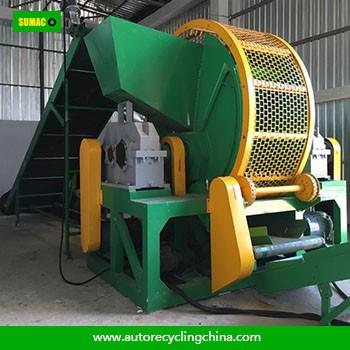 Car Truck Tire Shredder Machine