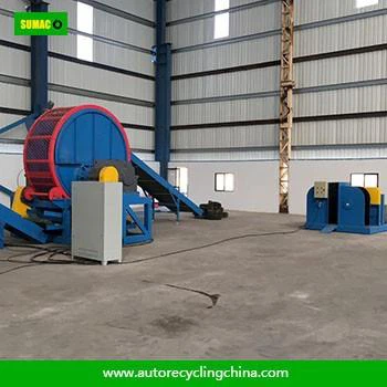 Factory Sale Double Shaft Whole Car Tyre Shredder