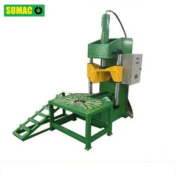 How does the rubber particle size distribution after processing by a Rubber Micronizer?