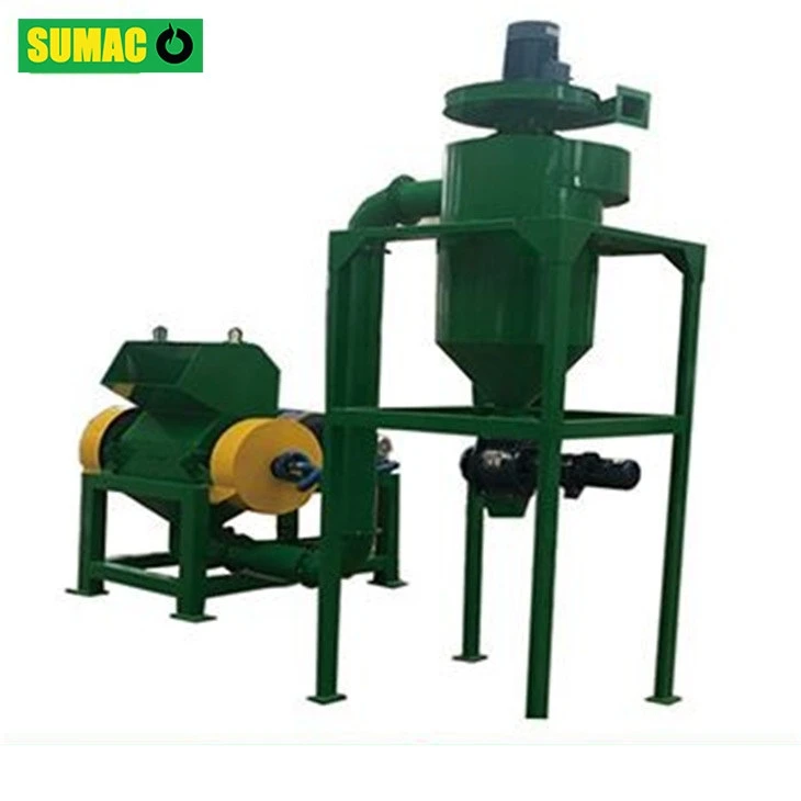 Tire Rubber Crusher With Cyclone
