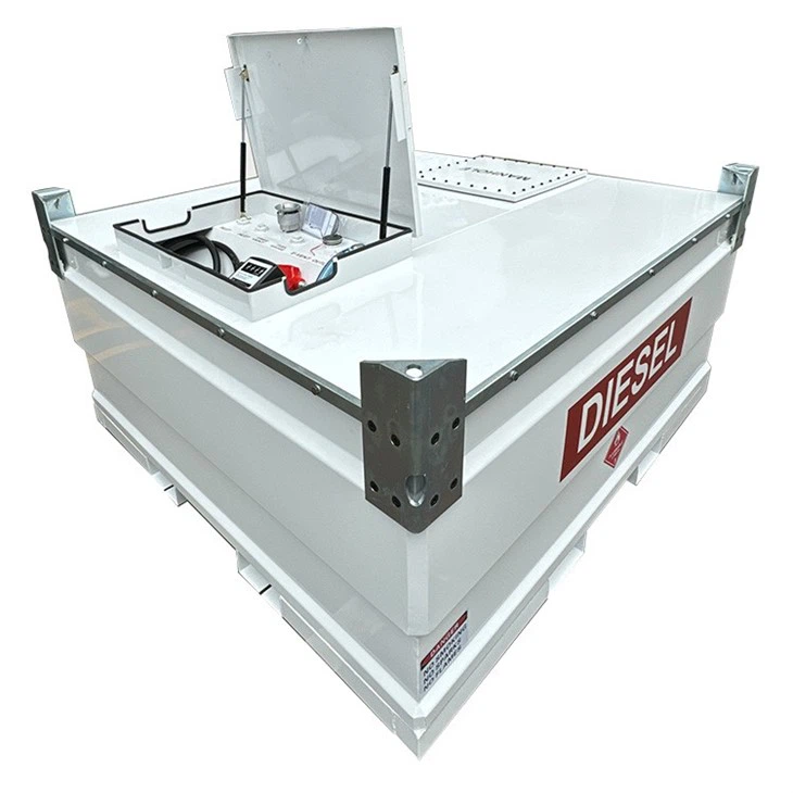 Portable Storage Fuel Tank Gasoline Fuel Double Walled Diesel Fuel Cube Tank With UL142 Certificate